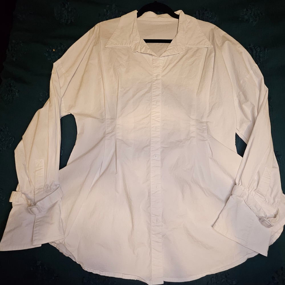 Blackmilk Clothing Gothic Romance Cinched Waist Button Up Shirt

Accid